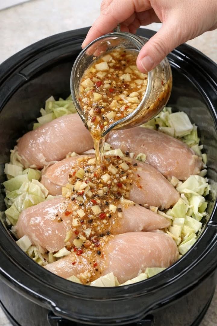 Slow Cooker Corned Beef Spice Chicken