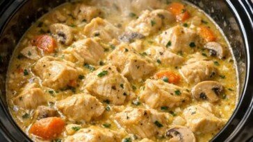 Slow Cooker Irish Chicken Stew 5 Ingredients