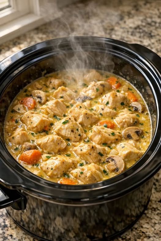 Slow Cooker Irish Chicken Stew 5 Ingredients