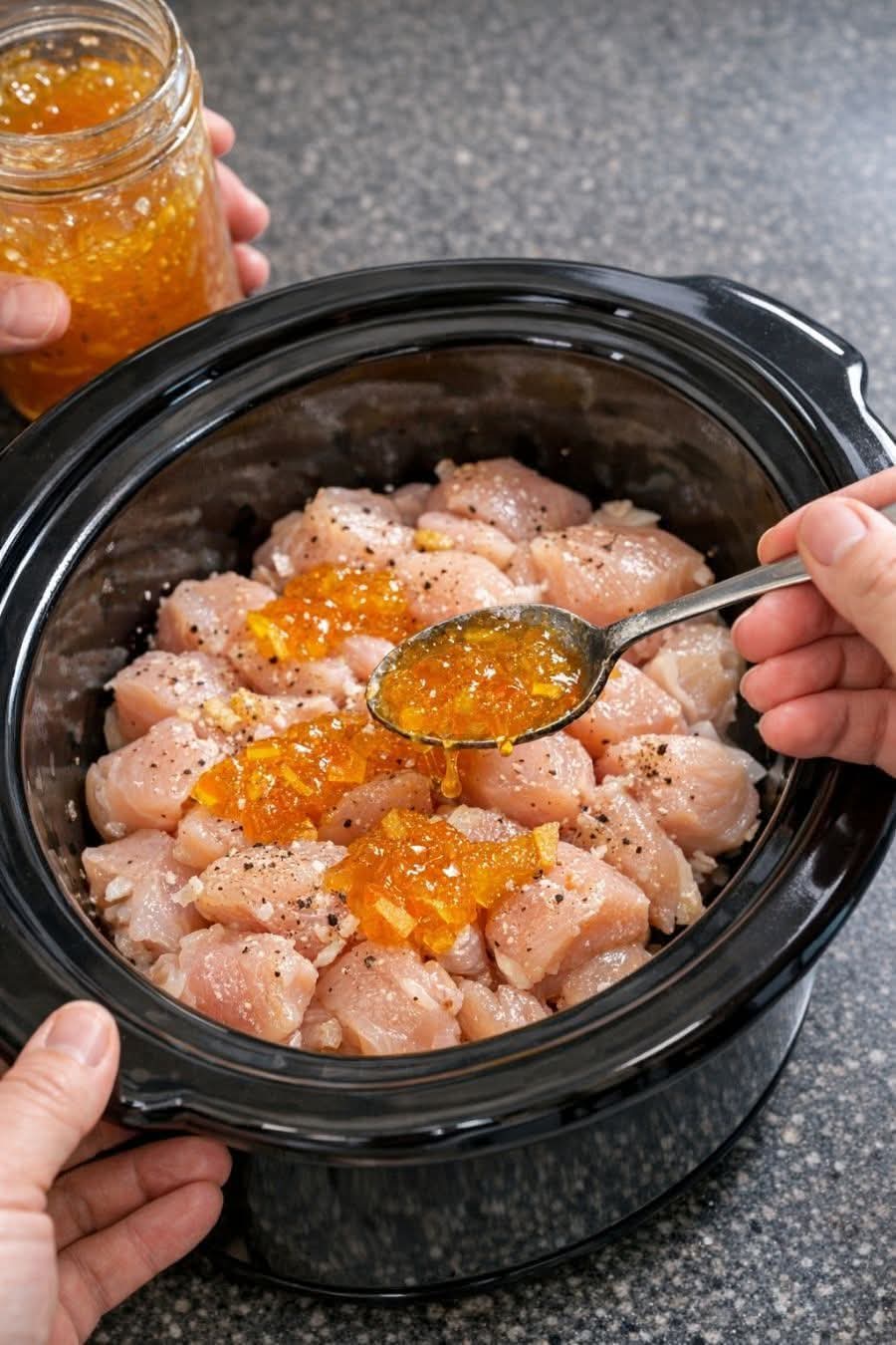Slow Cooker Orange Chicken-Easy Takeout Style Recipe