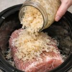 Slow Cooker Pork Roast with Sauerkraut