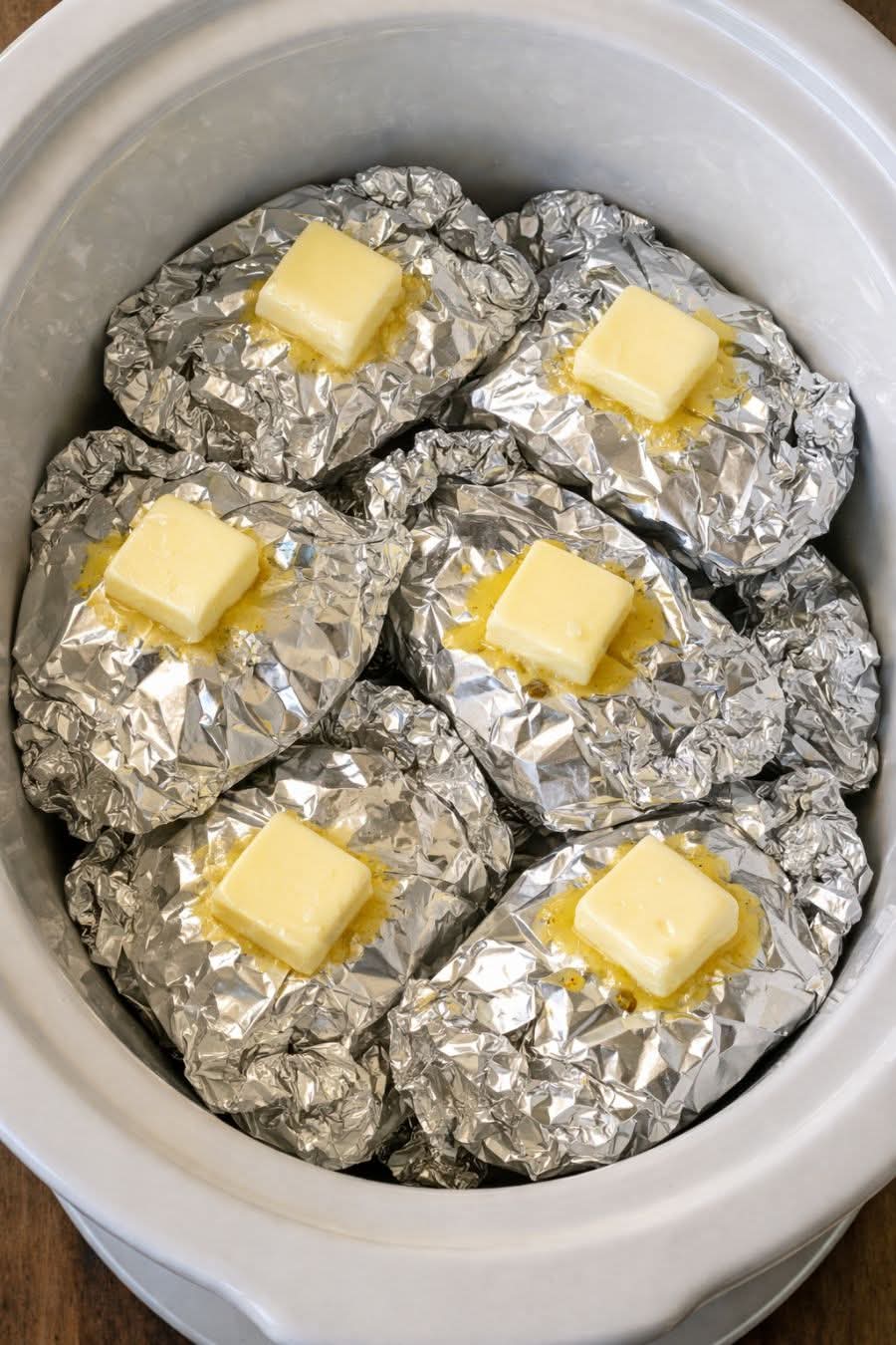 Slow Cooker Ranch Chicken Packets