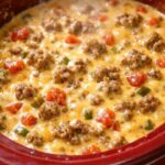 Crowd-Pleasing 3-Ingredient Slow Cooker Sausage Dip