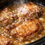 Slow Cooker Smothered Pork Chops