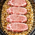 Slow Cooker Stuffing and Pork Chops