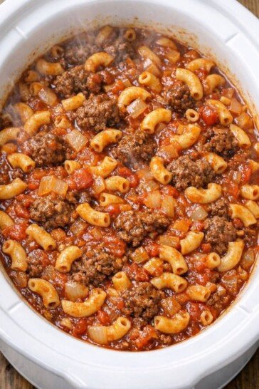 Slumgullion in Slow Cooker 4 Ingredients