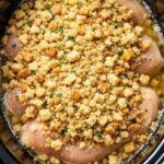 Stuffing and Chicken in a Slow Cooker