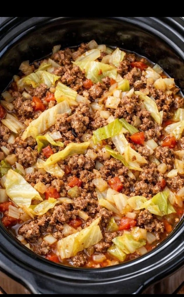 Unstuffed Cabbage Beef In Slow Cooker