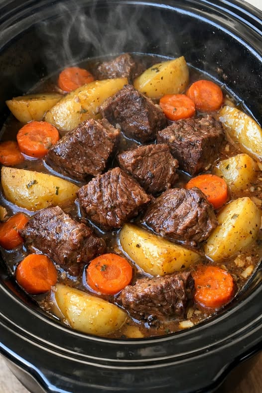 Amish Beef Stew Slow Cooker