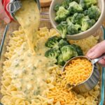 Amish Cheddar Broccoli Noodles Oven-Baked 4-Ingredient