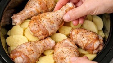 Amish Drumstick & Potato Dinner Slow Cooker