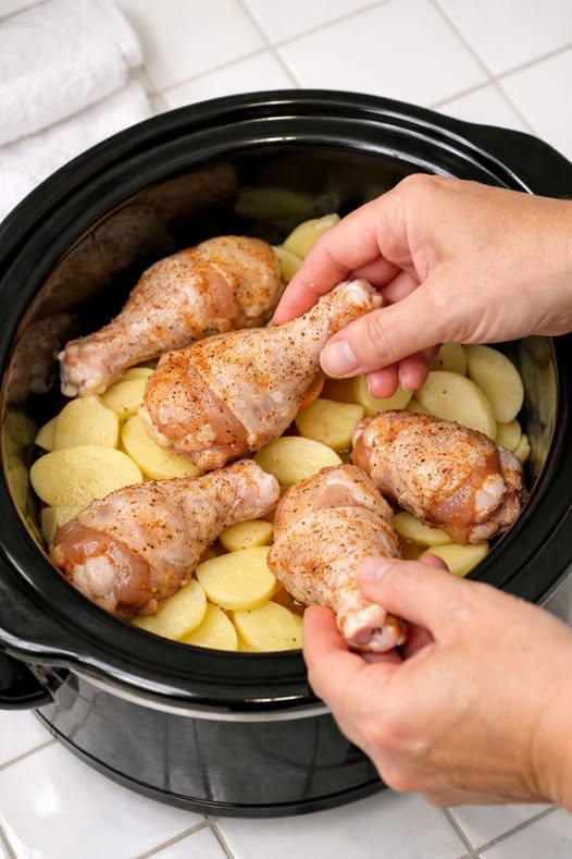 Amish Drumstick & Potato Dinner Slow Cooker