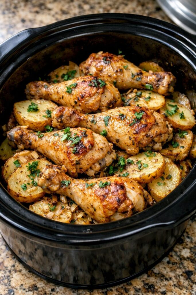 Amish Drumstick & Potato Dinner Slow Cooker