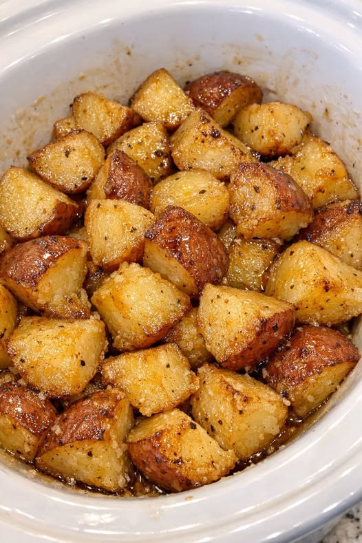 Amish Honey Butter Potatoes Slow Cooker 3-Ingredient