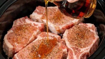Amish Maple Pork Chops Slow Cooker