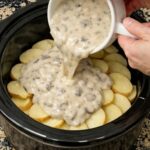 Amish Scalloped Potatoes & Ham Slow Cooker 5-Ingredients