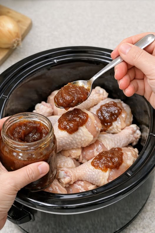 Apple Butter Chicken Slow Cooker