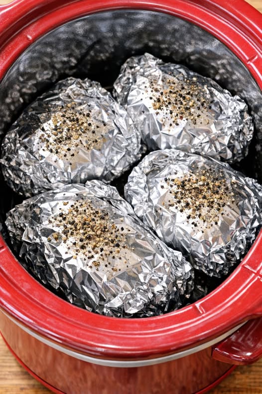 Beef and Radish Packets Slow Cooker