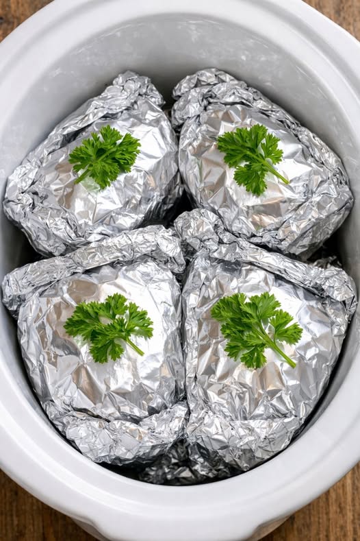 Beef and Zucchini Foil Packets Slow Cooker