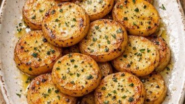 Caramelized Coin Potatoes Slow Cooker
