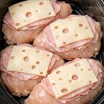 Crockpot Chicken Cordon Bleu