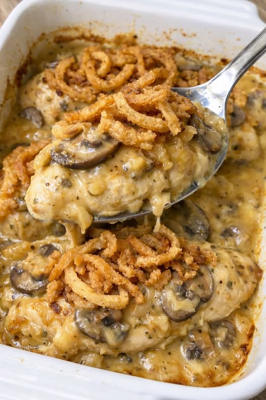 Chicken Royale Oven-Baked 4-Ingredient