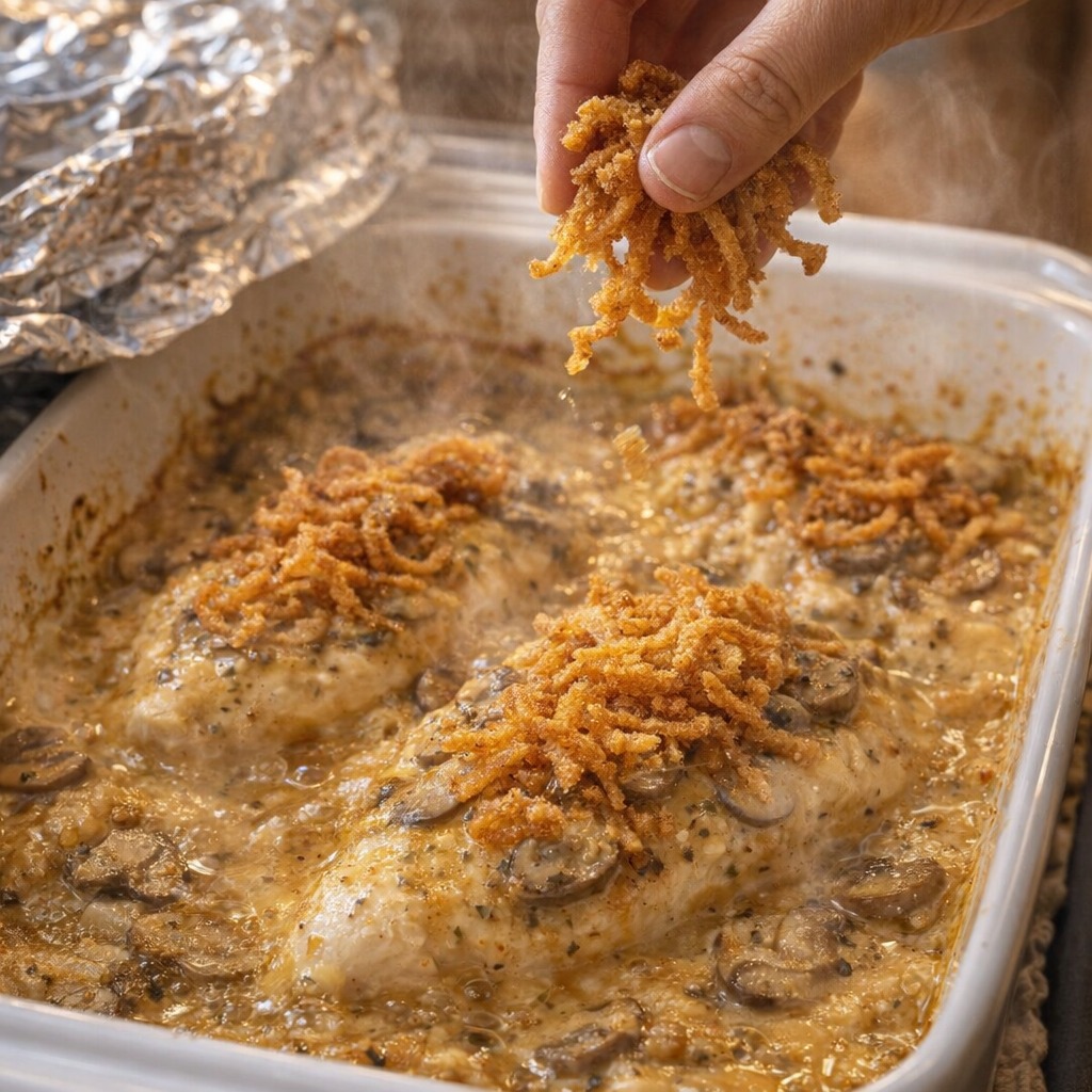 Chicken Royale Oven-Baked 4-Ingredient