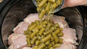 Chicken and Green Beans — Slow Cooker