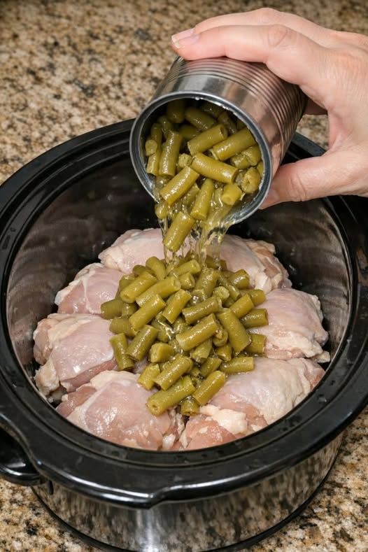Chicken and Green Beans — Slow Cooker