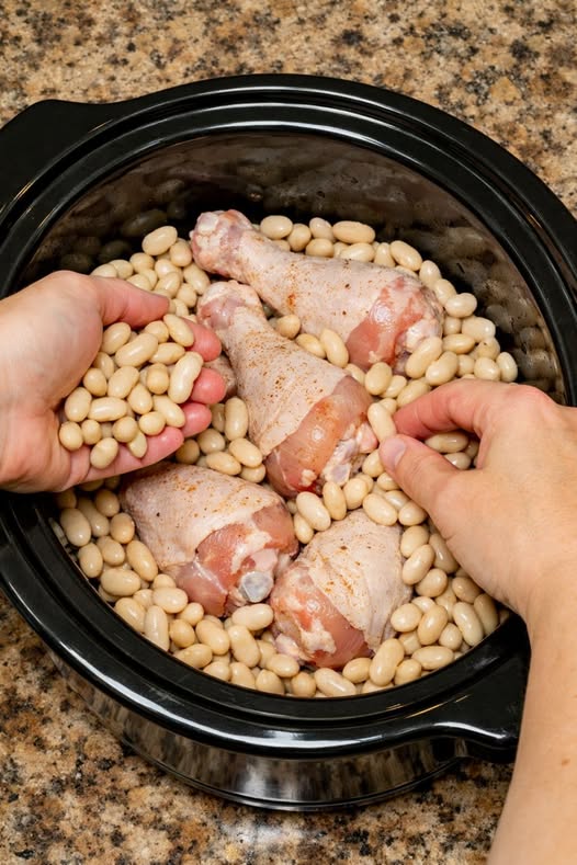 Chicken and White Beans Slow Cooker 