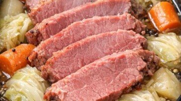 Corned Beef and Cabbage In Slow Cooker