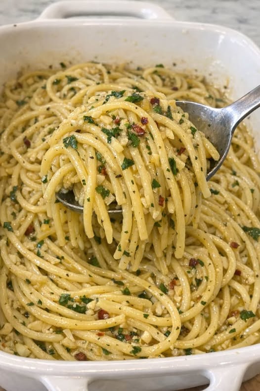 Cowboy Butter Pasta — Oven Baked