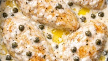 Creamy Caper Chicken Slow Cooker
