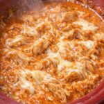Creamy Enchilada Chicken Slow Cooker 4-Ingredient