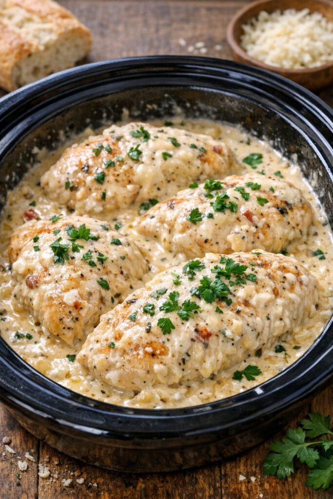 Creamy Italian Chicken Slow Cooker