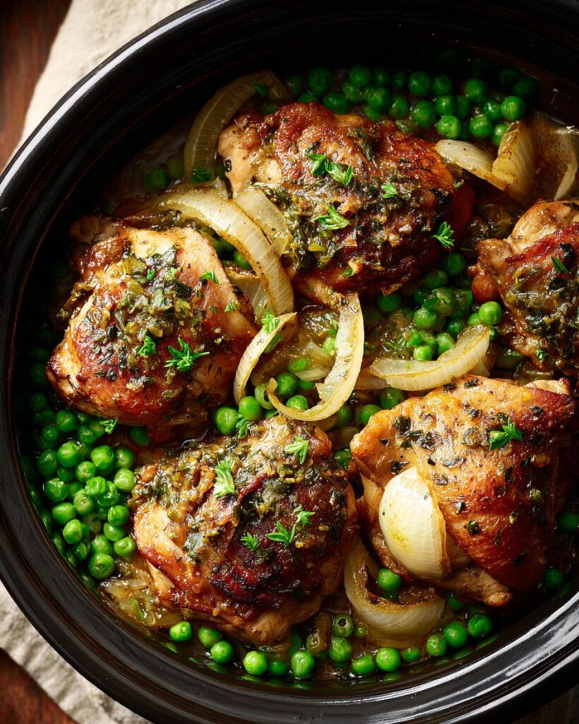 Crock Pot Chicken and Peas