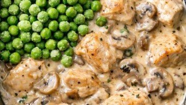 Crock Pot Chicken and Peas