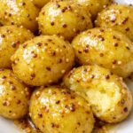 Dijon Baby Potatoes Slow Cooker 4-Ingredient