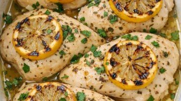 Easy Lemon Herb Chicken Slow Cooker