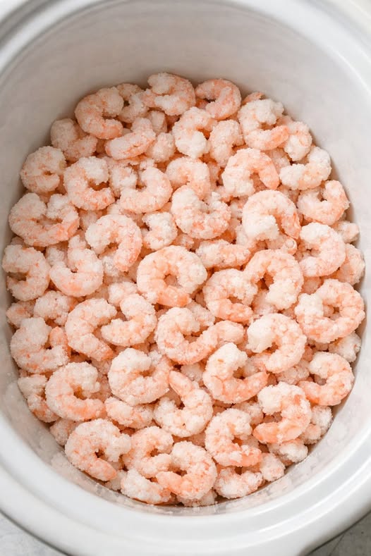 Easy Slow Cooker Shrimp