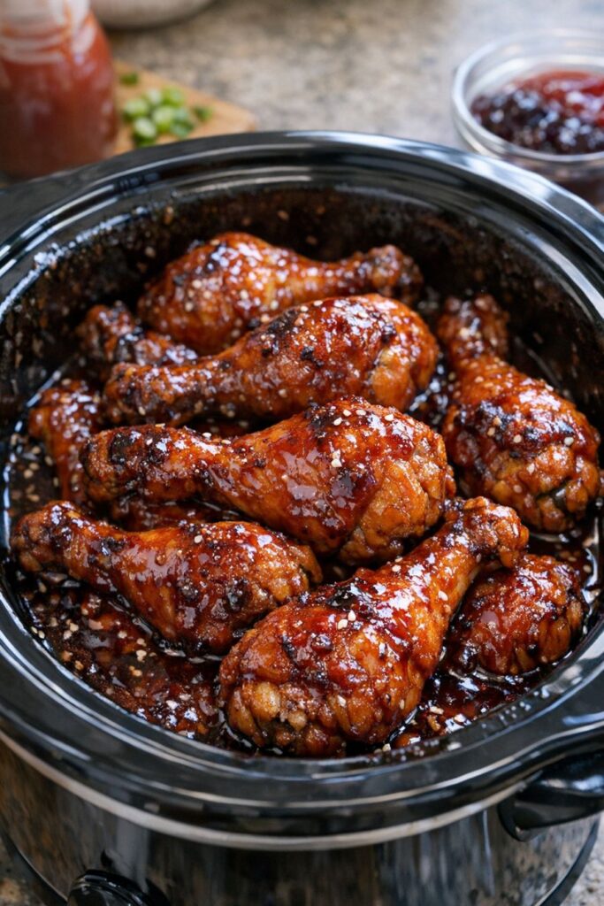Fun Party Drumsticks 4-Ingredient Slow Cooker
