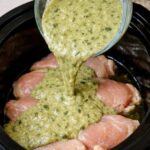 Green Pepper and Cream Chicken Slow Cooker
