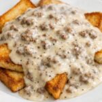 Hamburger Gravy Slow Cooker 4-Ingredient
