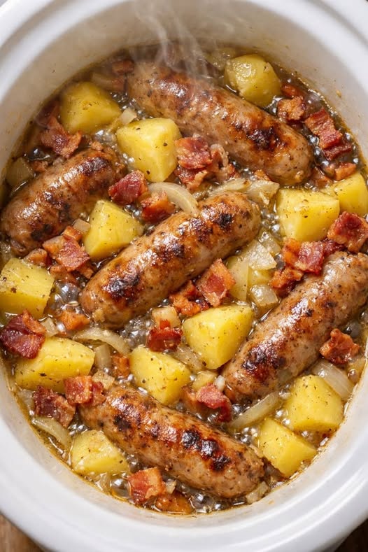 Irish Sausage Coddle Slow Cooker