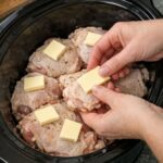 Lemon Butter Chicken Thighs In Slow Cooker
