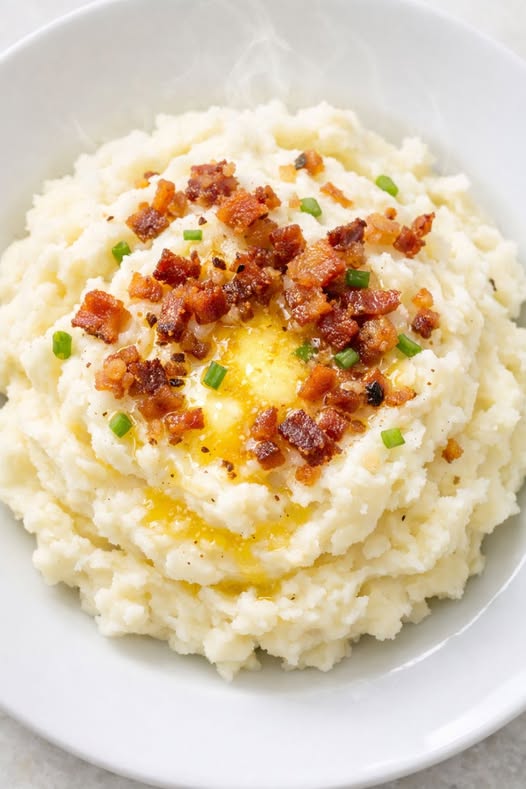 Loaded Mashed Potatoes Slow Cooker 3-Ingredient