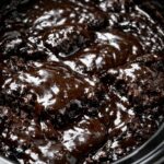 Molten Dark Cocoa Pudding Cake Slow Cooker 4-Ingredient