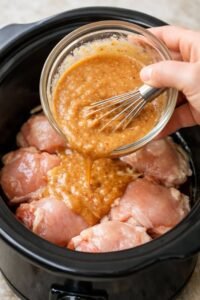 Peanut Satay Chicken Slow Cooker