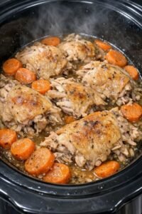Poor Man's Chicken and Carrots-Slow Cooker