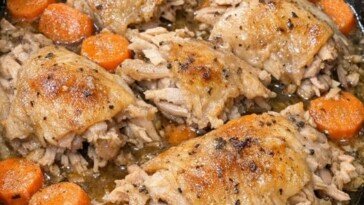 Poor Man's Chicken and Carrots-Slow Cooker
